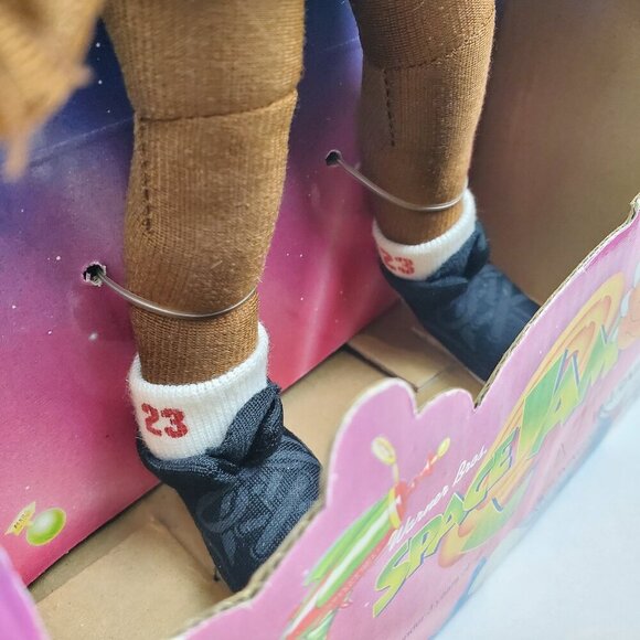 Space Jam Michael Jordan Plush Doll Figure Vintage 1996 Play-by-Play 90s NIP - Picture 11 of 11